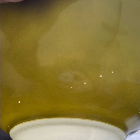 Vintage Pyrex 403 Avocado Green 2.5 Qt Mixing Bowl – 1970s - Picture 6 of 10